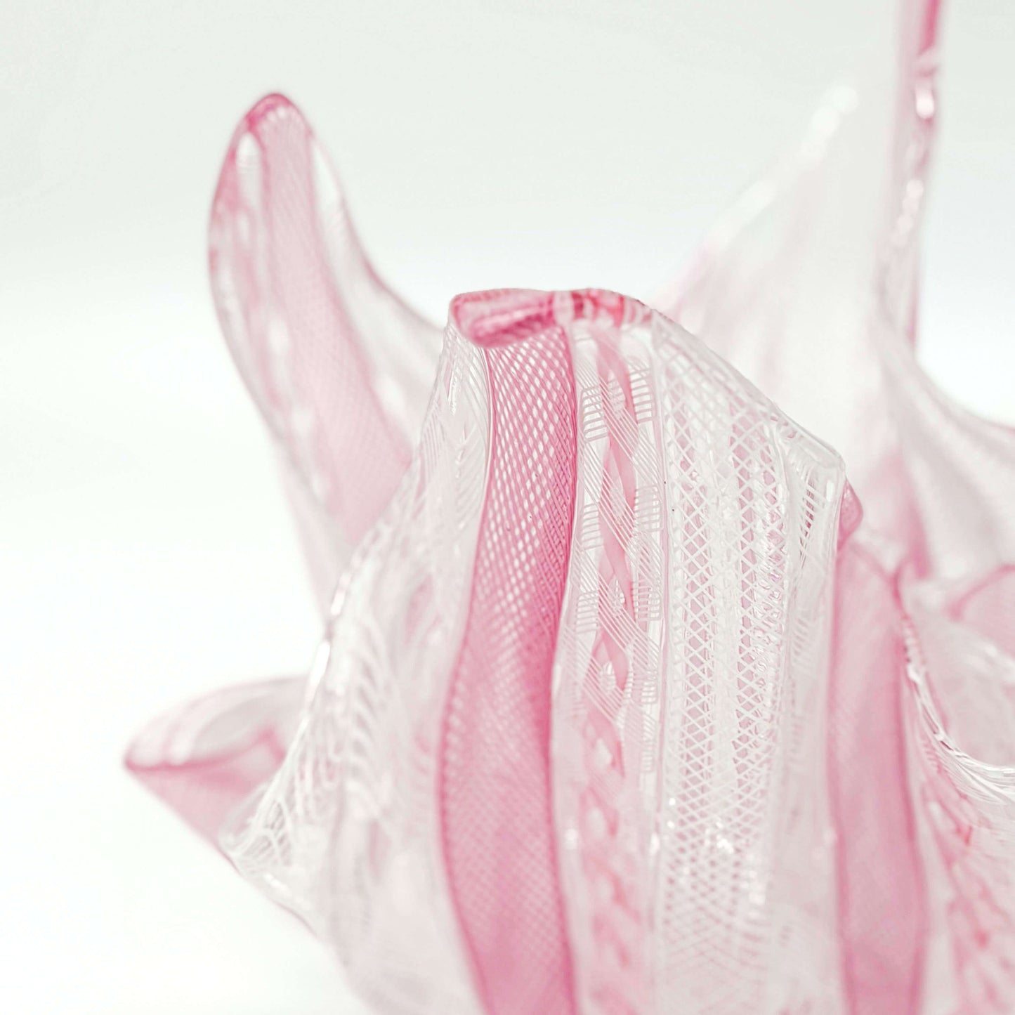 Pink Mini Fazzoletto Venini Vases Set of 2 - Galleria Fossi 33