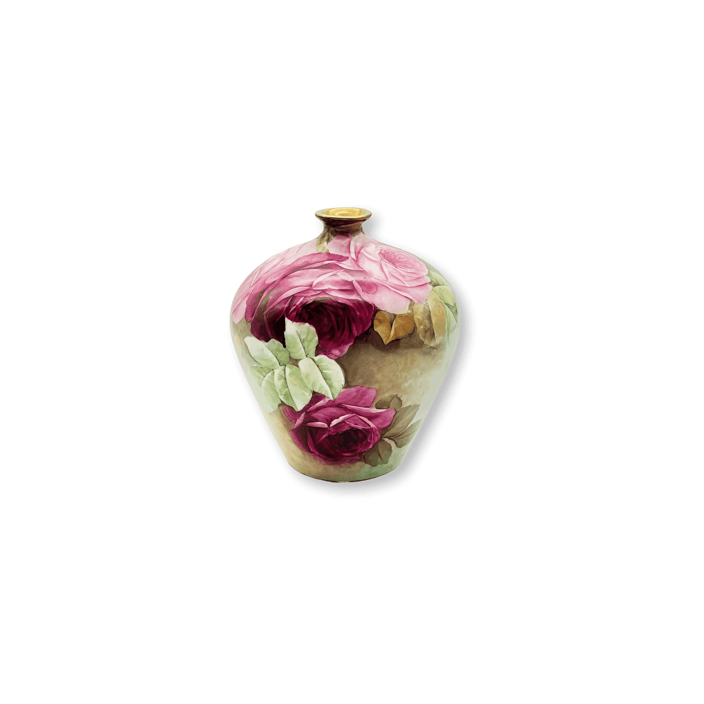 Ginori "I Fioristi" Rose Vase by Pilade Donnini