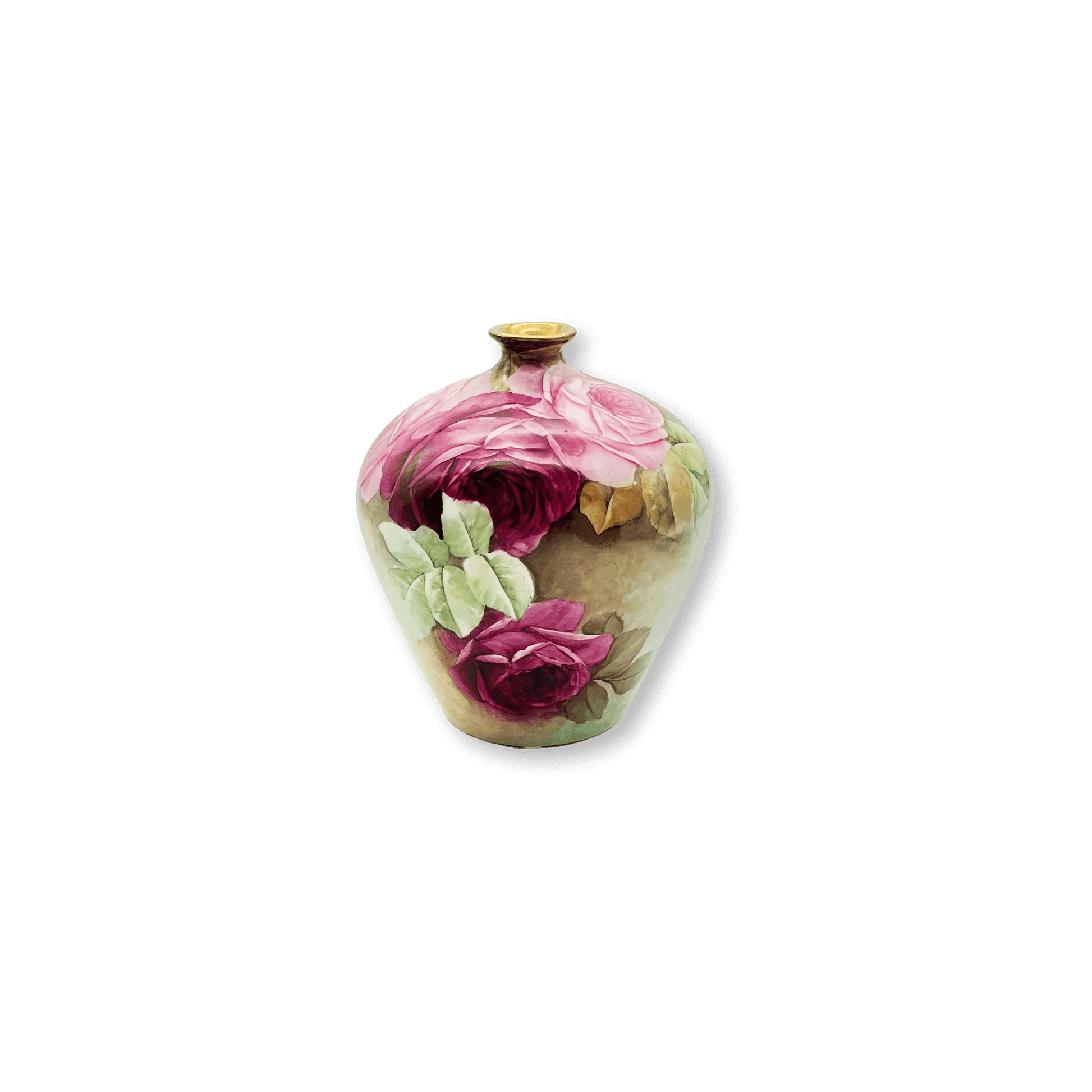 Ginori "I Fioristi" Rose Vase by Pilade Donnini