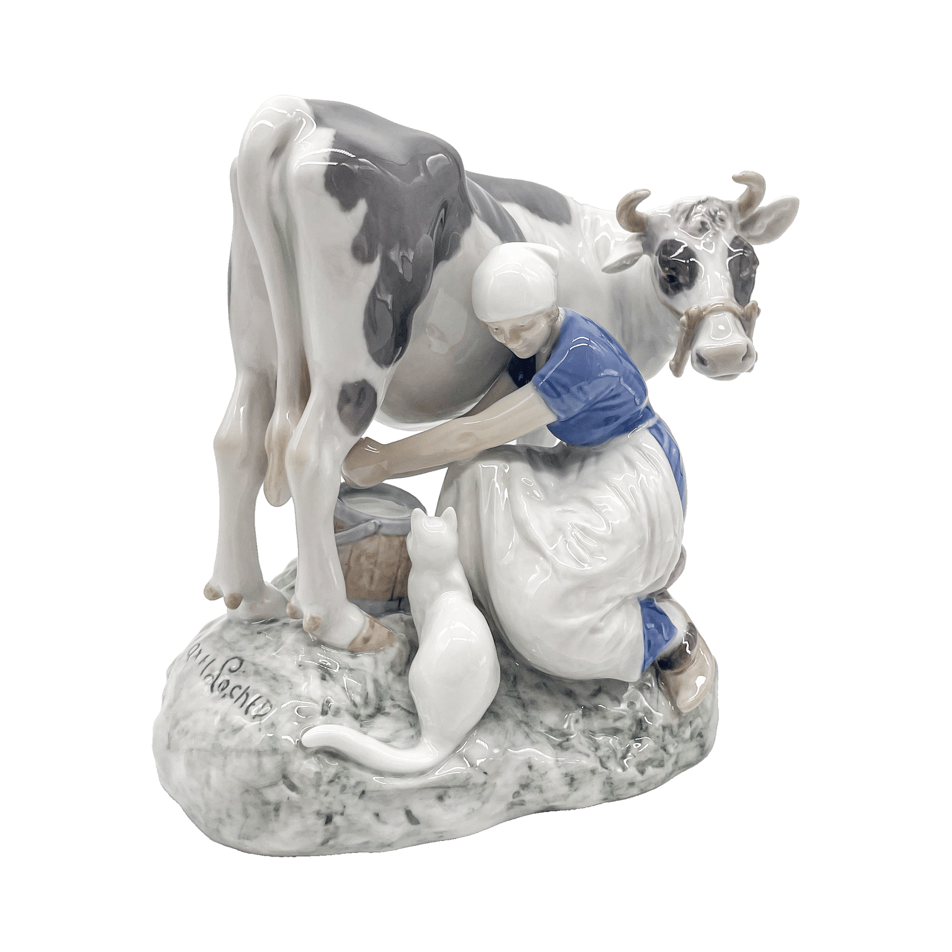 Milkmaid Porcelain Statue by Bing & Grondahl