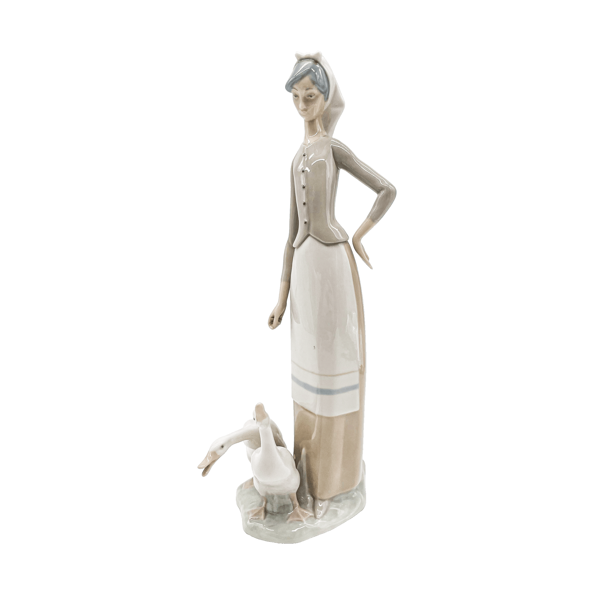 Milkmaid Porcelain Statue by Bing & Grondahl