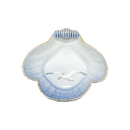 Bing & Grøndahl Shell-Shaped Tray with Seagull Motif