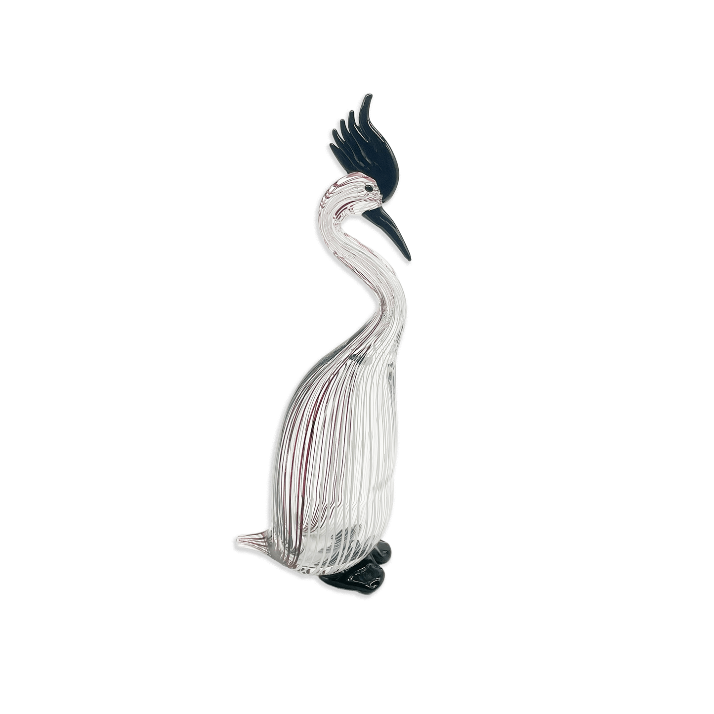 Glass Bird Sculpture by Licio Zanetti
