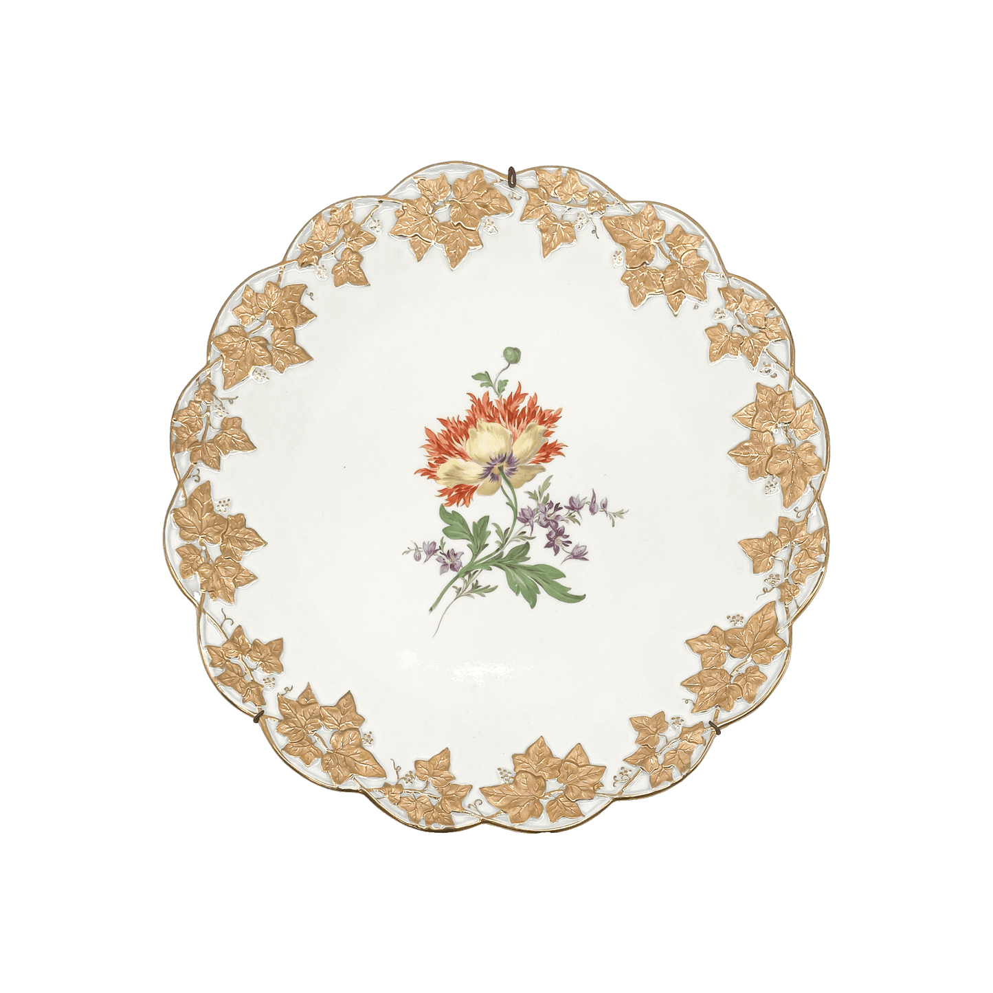 Meissen Gilded Decorative Plate