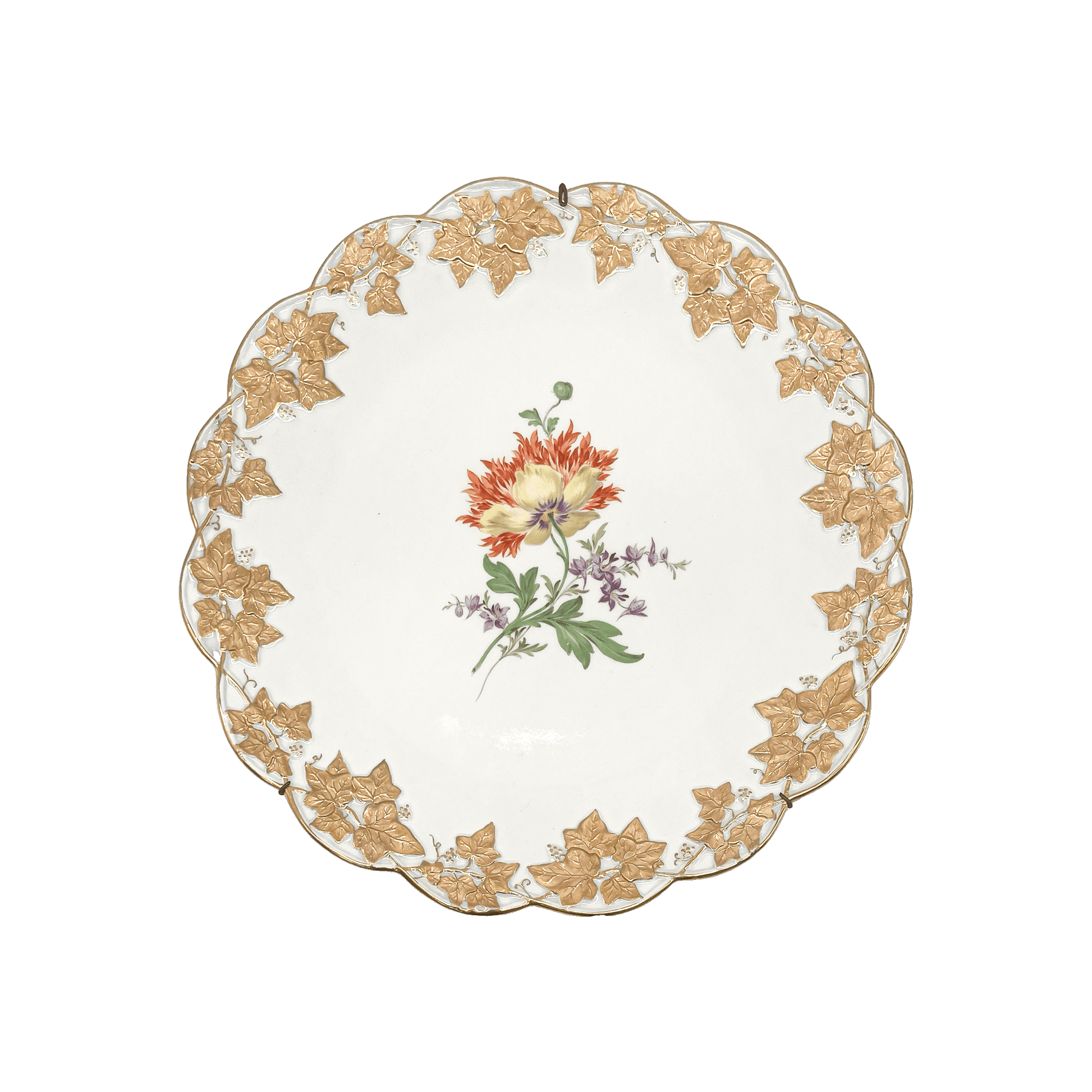 Meissen Gilded Decorative Plate