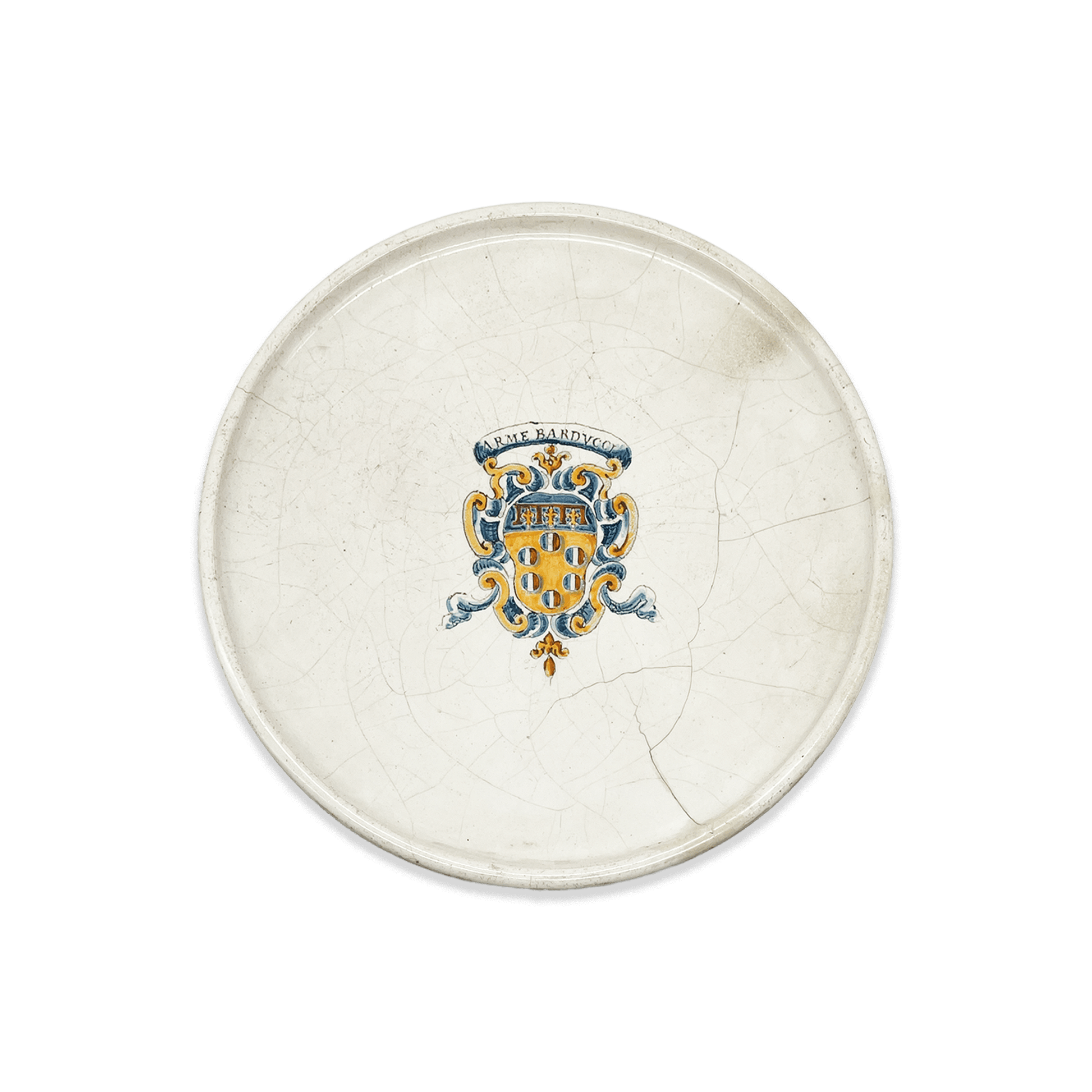17th Century French-Medici Emblem Plate