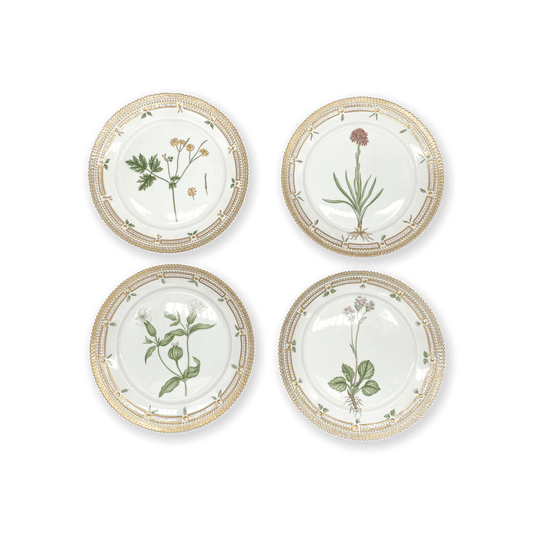 "Flora Danica" Royal Copenhagen Pastry Plates Set