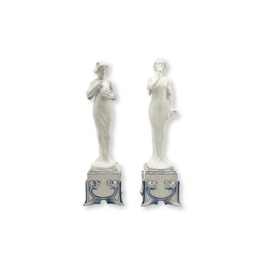 Pair of Ginori Female Figures