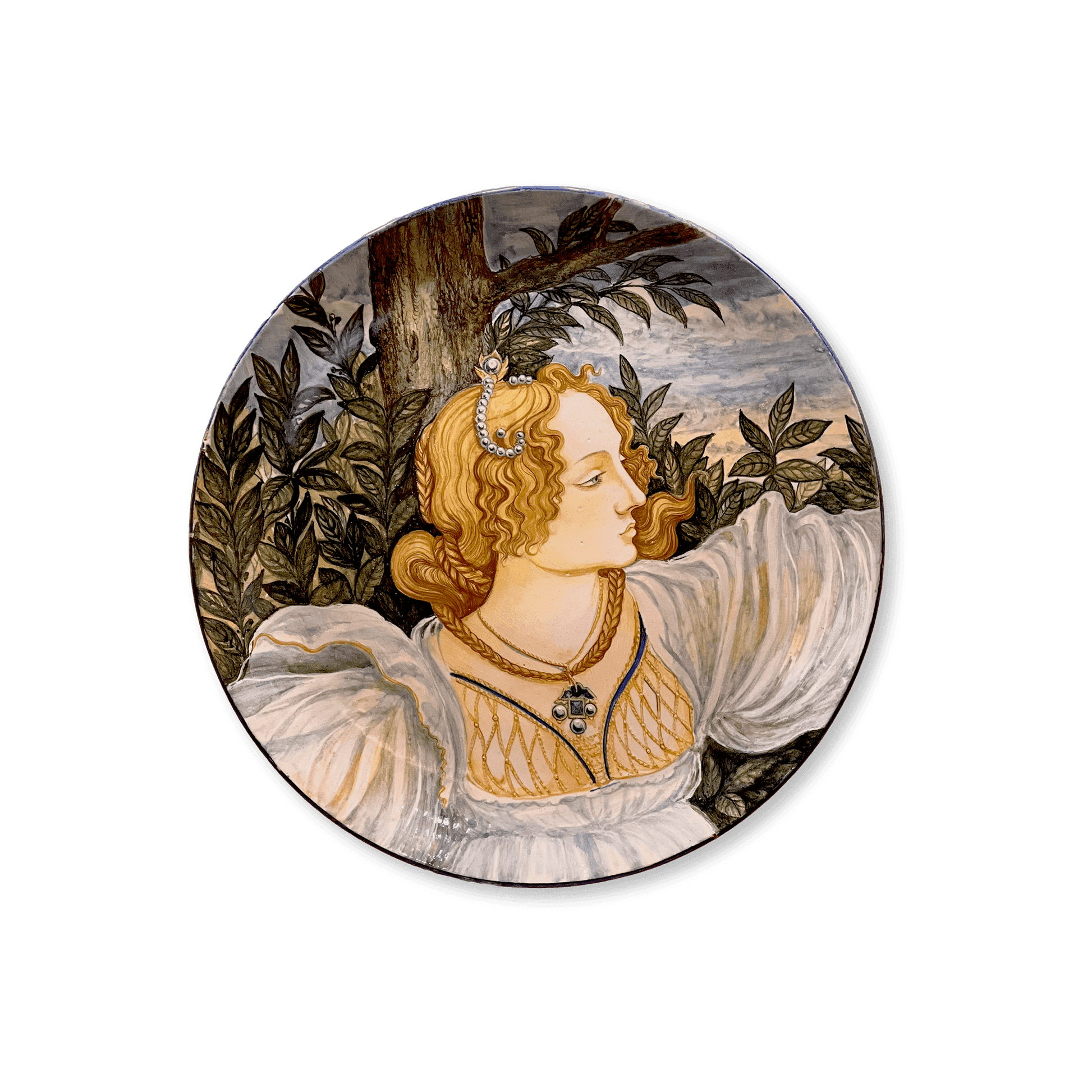 Cantagalli Parade Plate by Luigi Paoletti