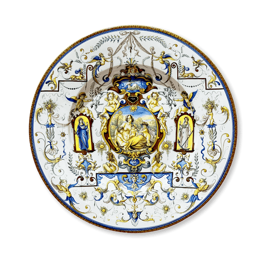 Parade Plate with Grotesque Decorations