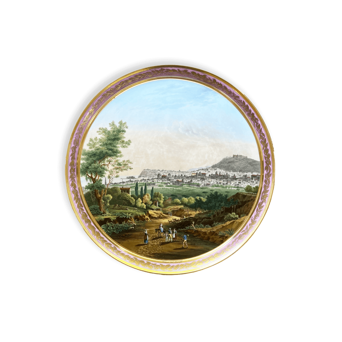 Pair of 19th Century Ginori Parade Plates