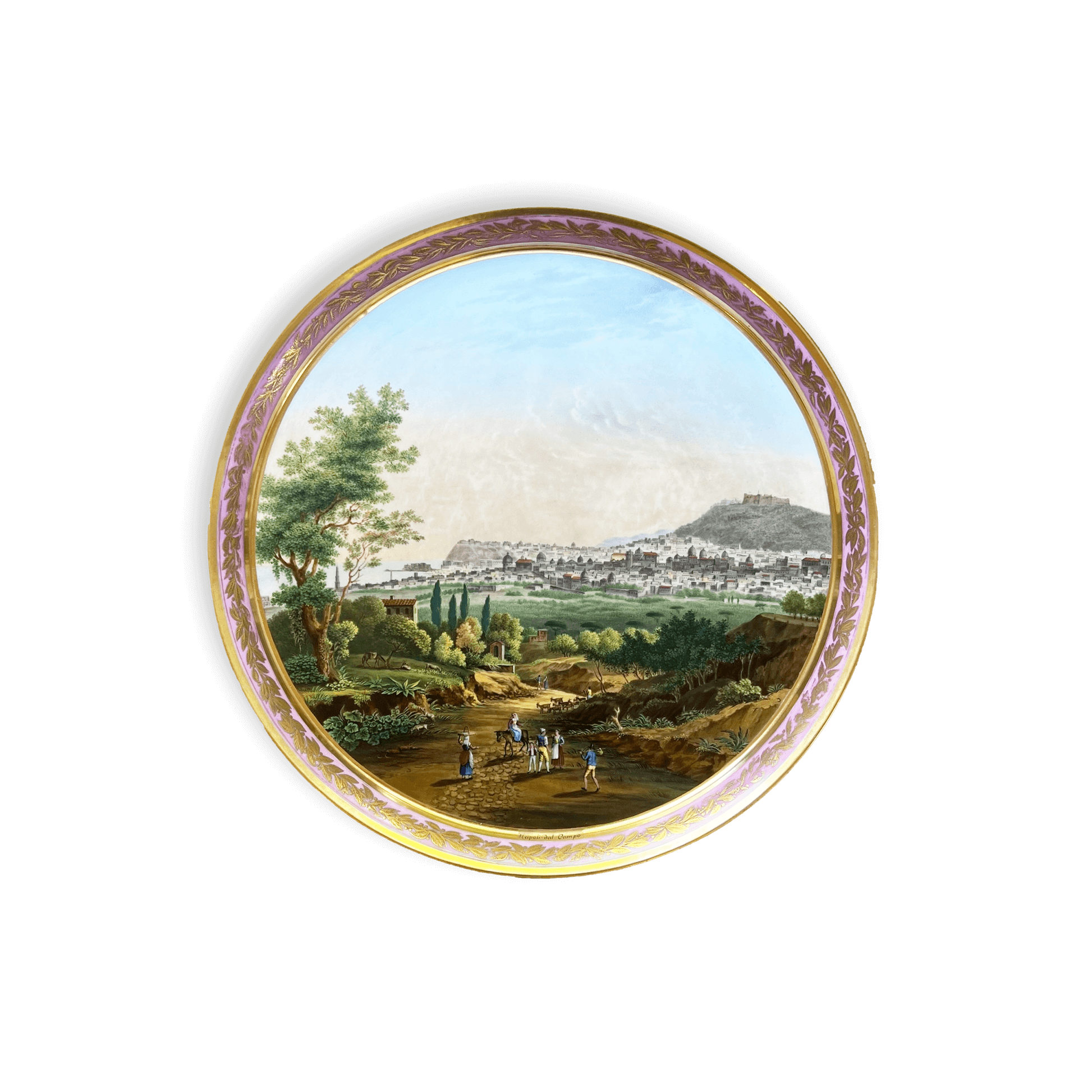 Pair of 19th Century Ginori Parade Plates