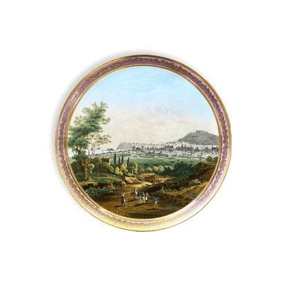 Pair of 19th Century Ginori Parade Plates