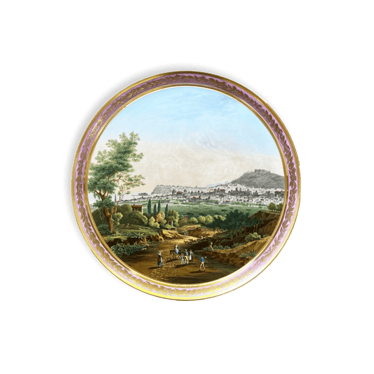 Pair of 19th Century Ginori Parade Plates
