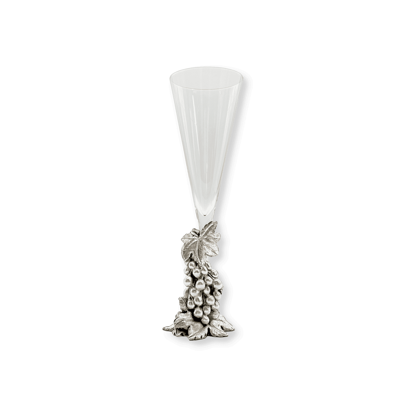 Silver Grapevine Champagne Set for 12
