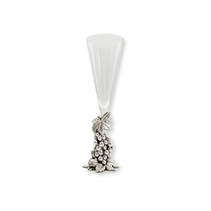 Silver Grapevine Champagne Set for 12