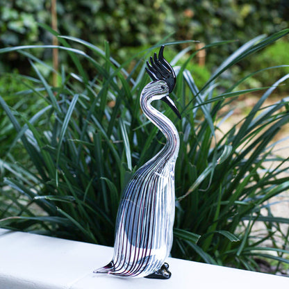 Glass Bird Sculpture by Licio Zanetti