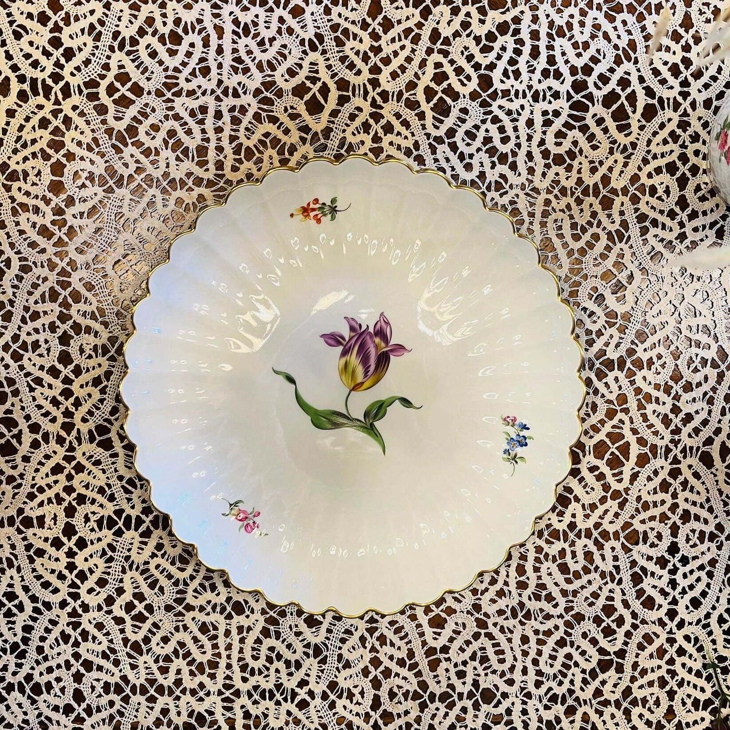 Meissen Porcelain Pastry Plate
