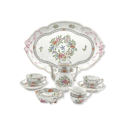 Herend Tête-à-tête Polychromatic Coffee Set
