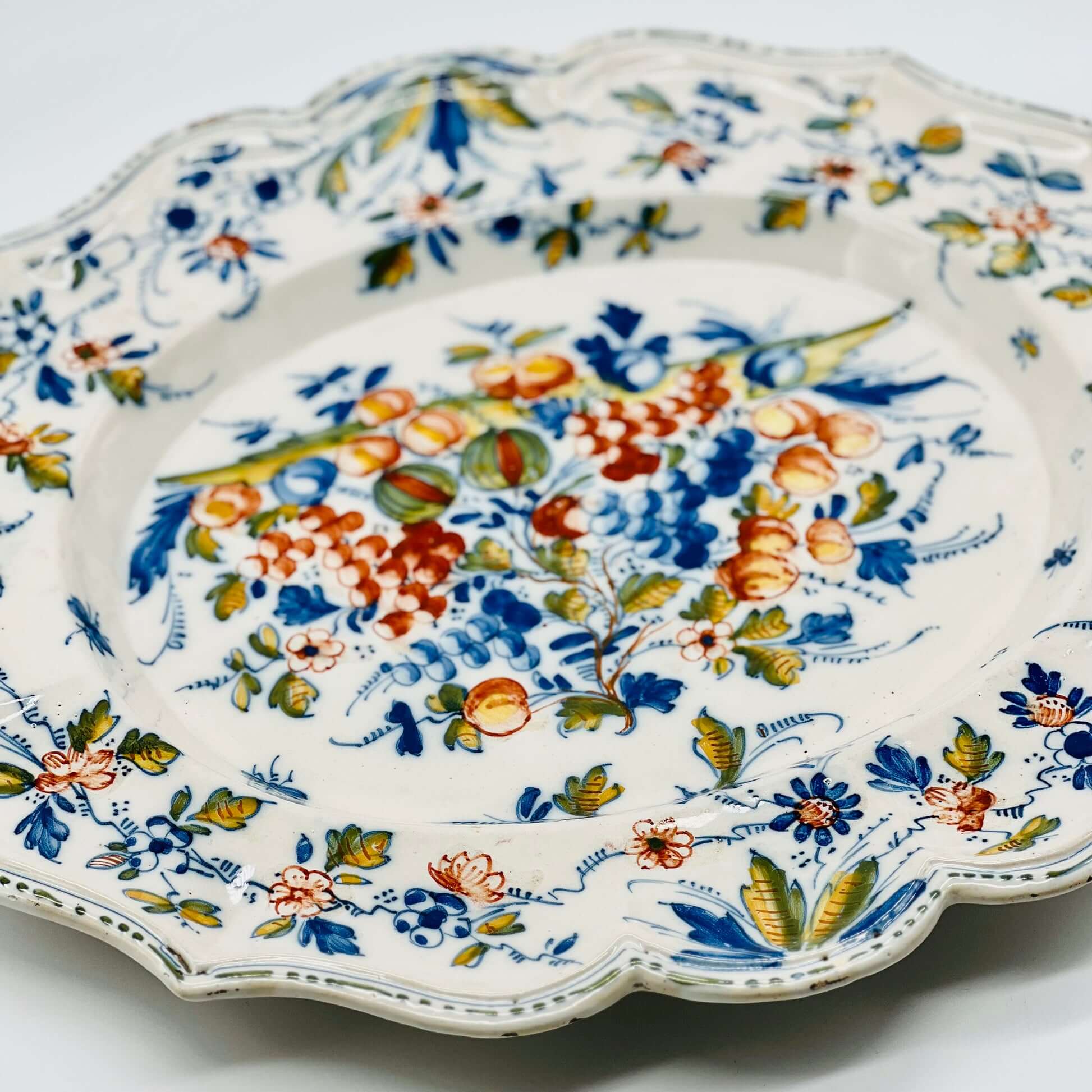 18th Century Majolica Platter by Antonio Maria Coppelotti