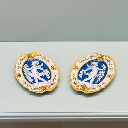 Pair of 19th Century Ginori Decorative Dishes