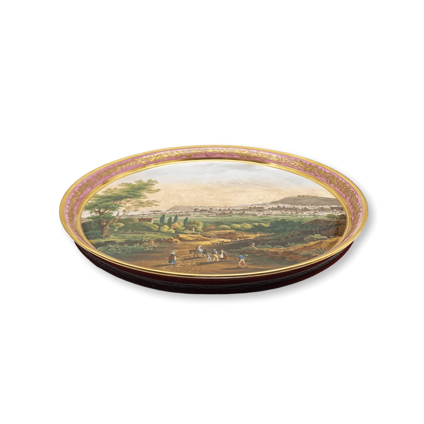 Pair of 19th Century Ginori Parade Plates