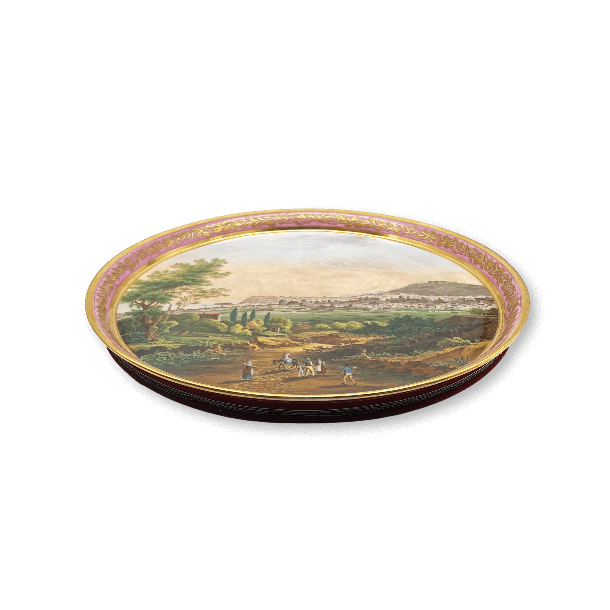 Pair of 19th Century Ginori Parade Plates