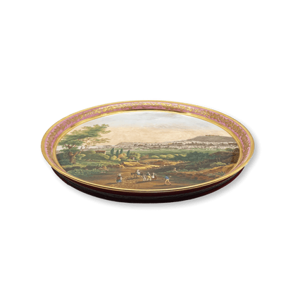 Pair of 19th Century Ginori Parade Plates
