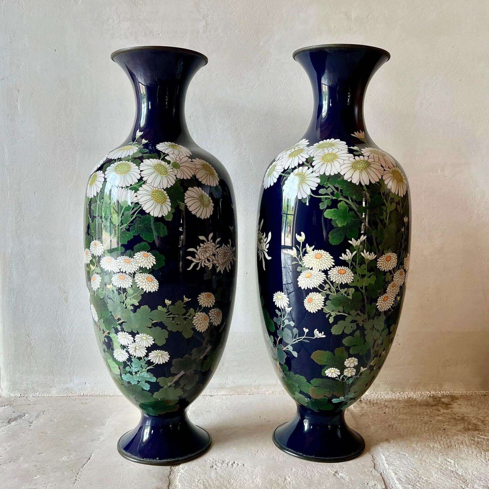 19th Century Pair of Japanese Vases
