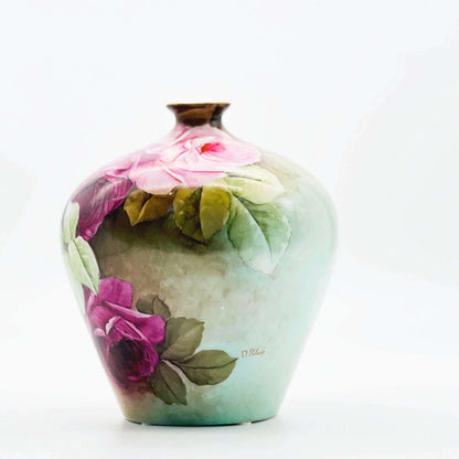 Ginori "I Fioristi" Rose Vase by Pilade Donnini