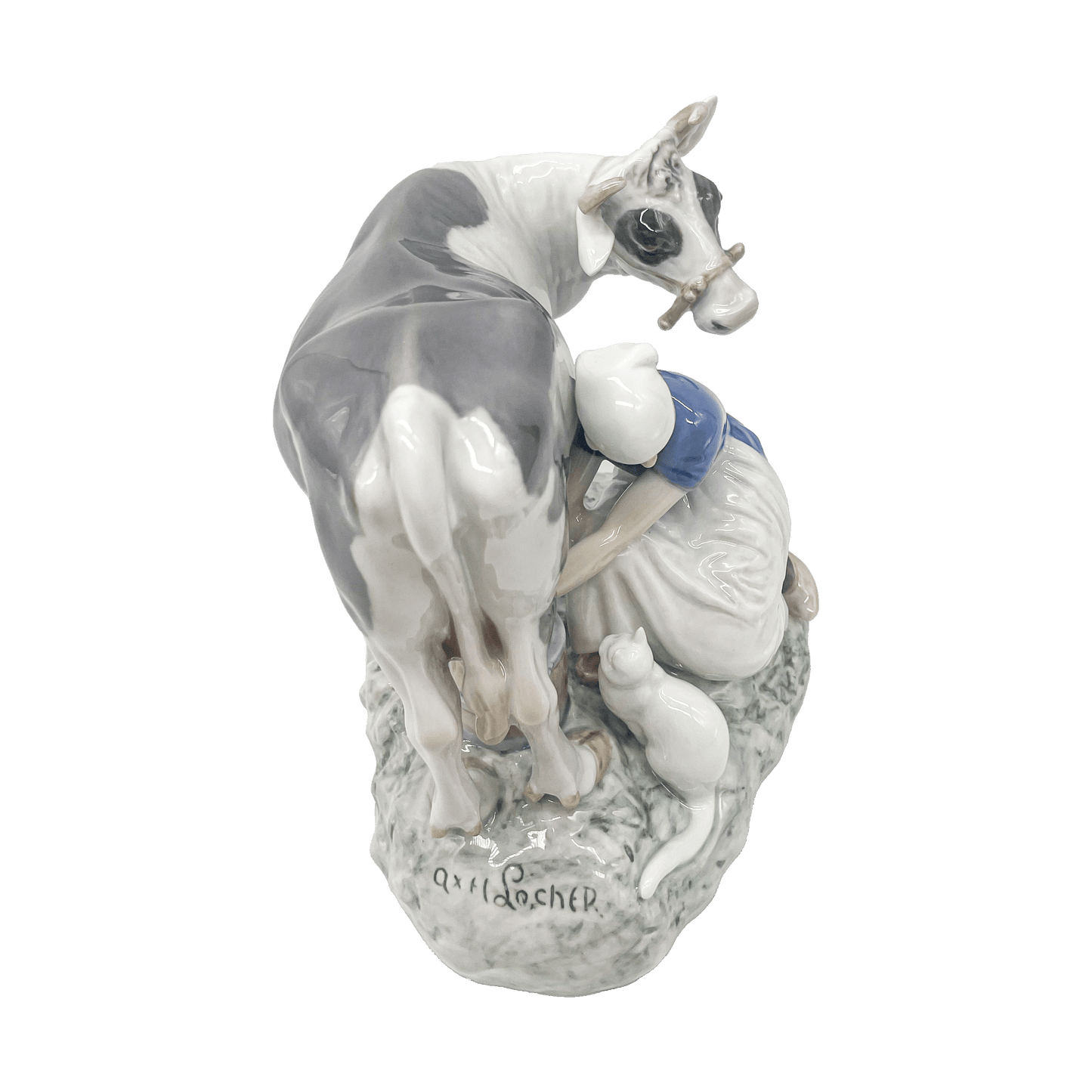 Milkmaid Porcelain Statue by Bing & Grondahl