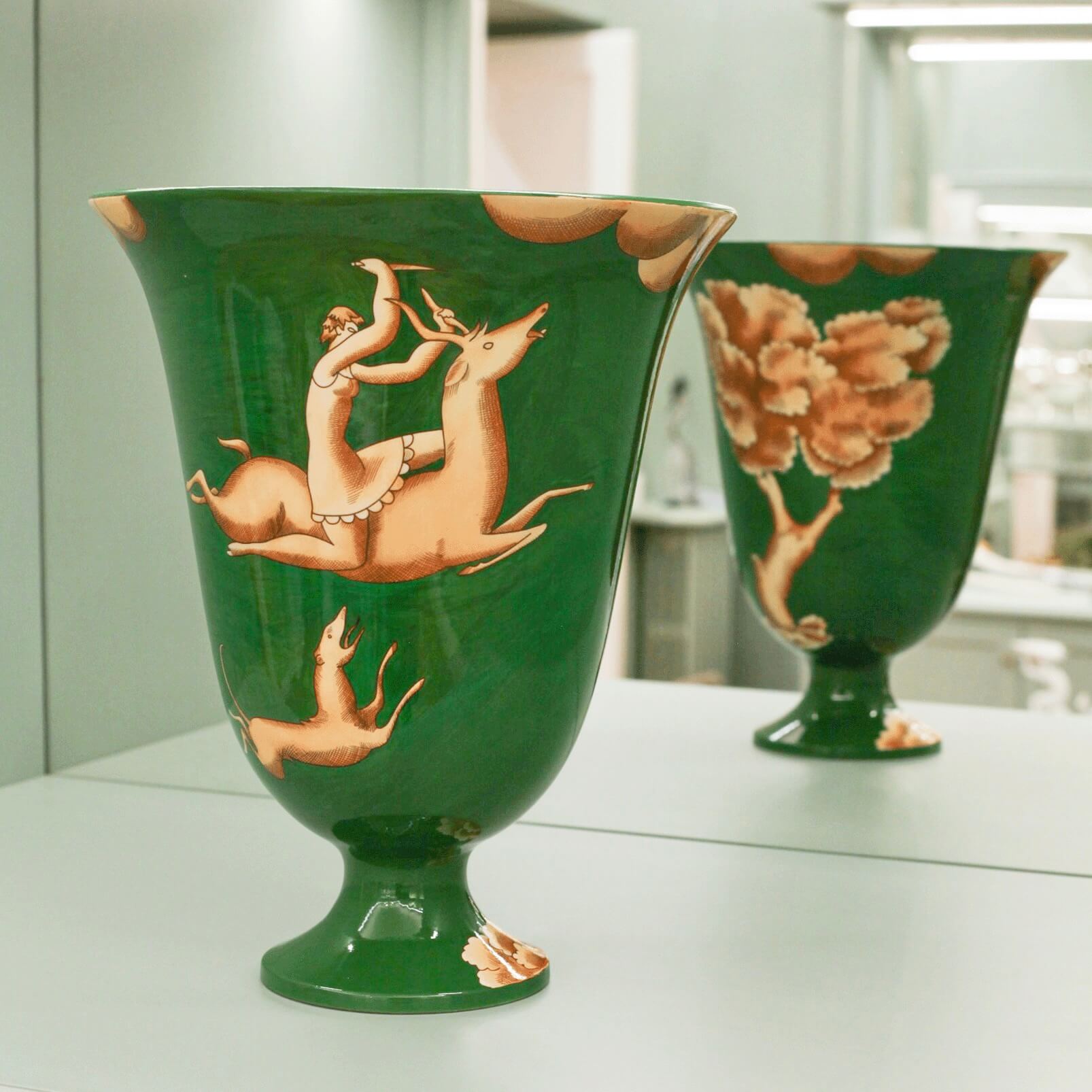 Ginori “La Venatoria” Vase by Gio Ponti