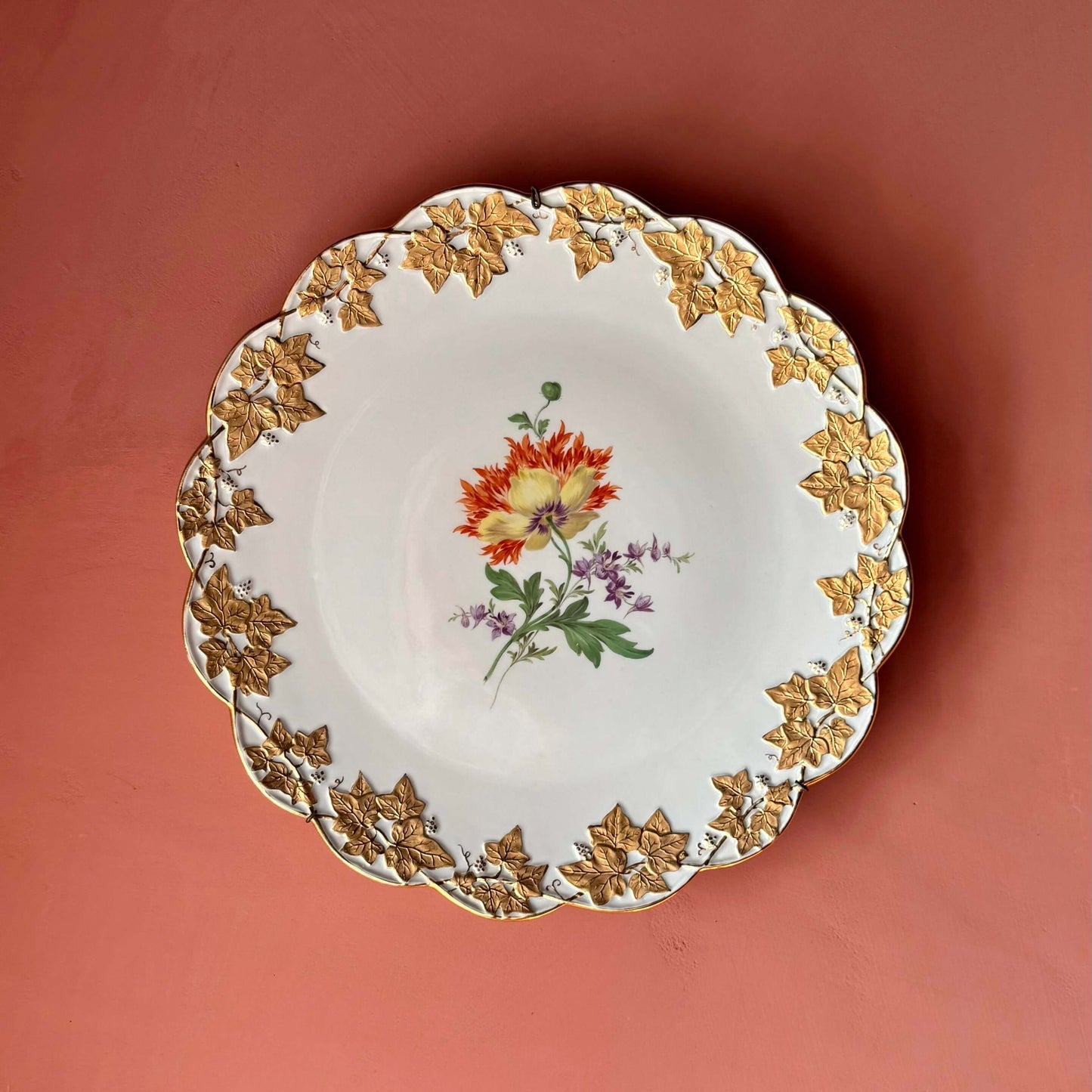 Meissen Gilded Decorative Plate