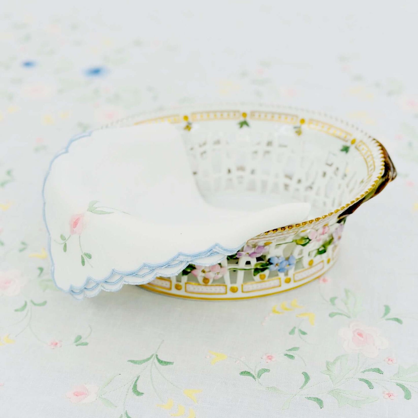 "Flora Danica" Royal Copenhagen Basket