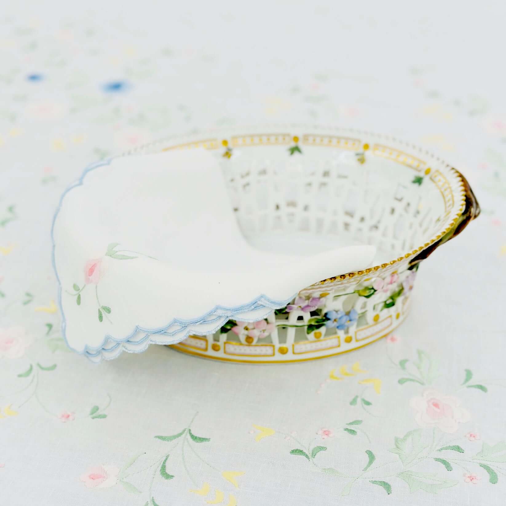 "Flora Danica" Royal Copenhagen Basket