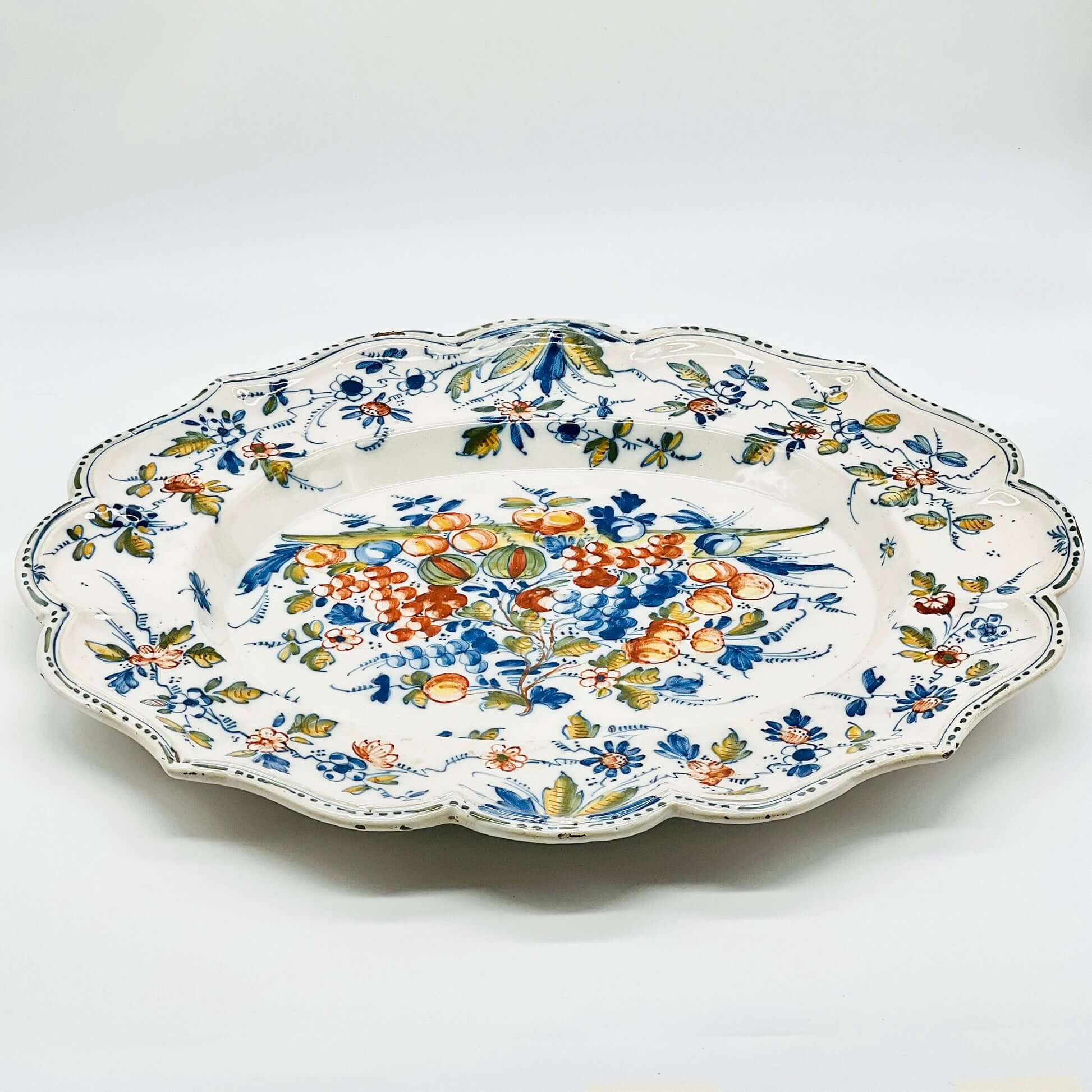18th Century Majolica Platter by Antonio Maria Coppelotti