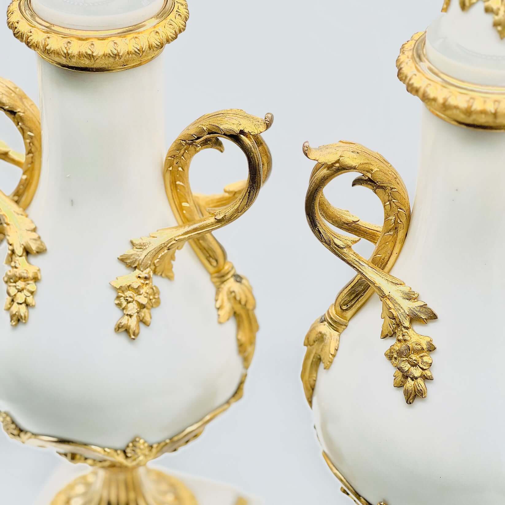 Pair of 19th Century Marble Decorative Vases