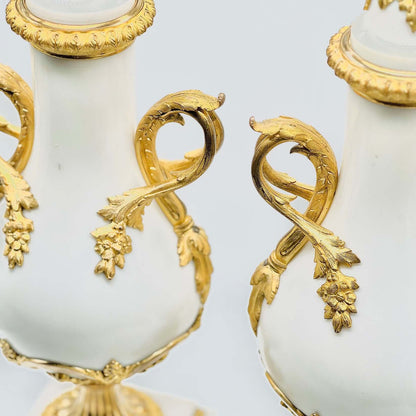 Pair of 19th Century Marble Decorative Vases