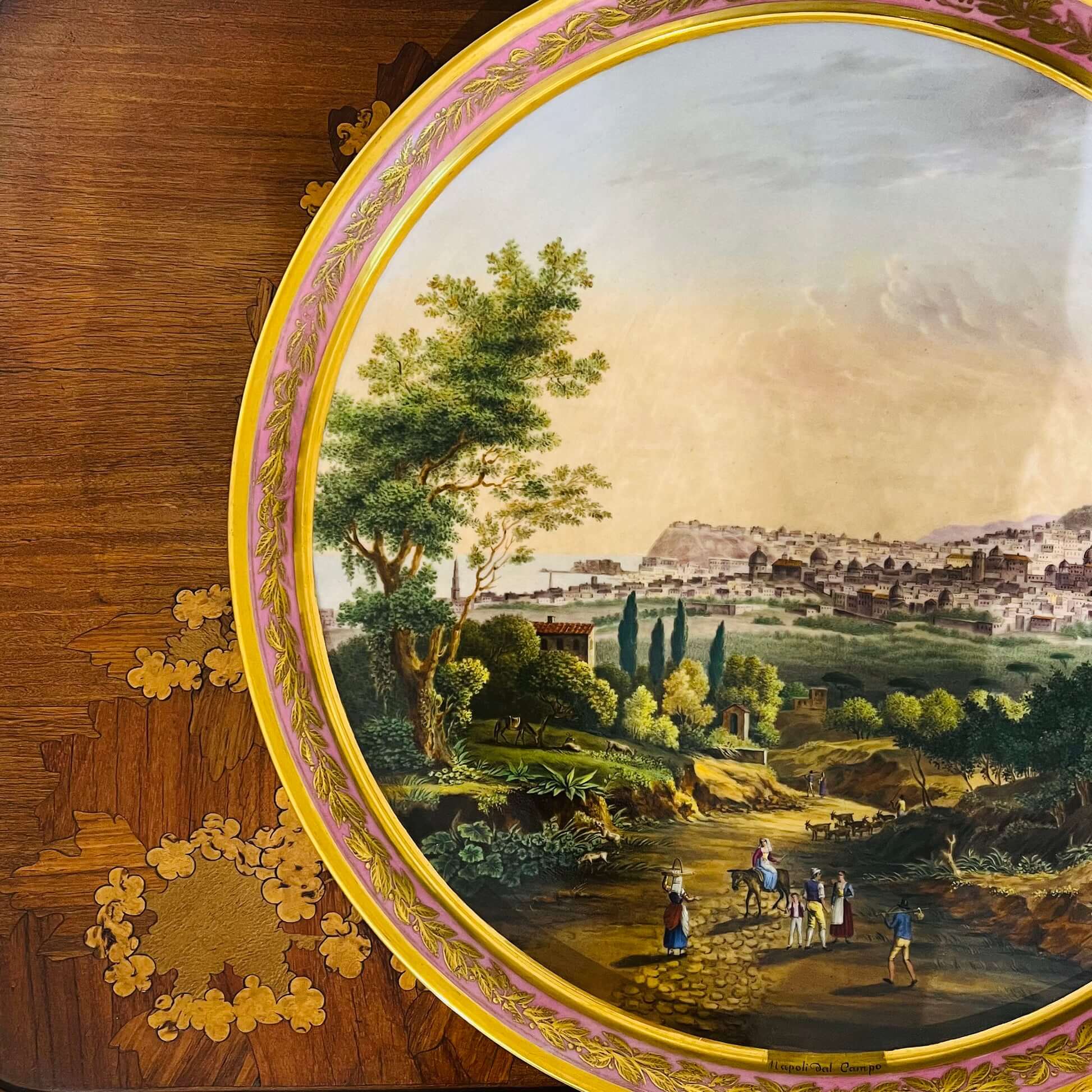 Pair of 19th Century Ginori Parade Plates