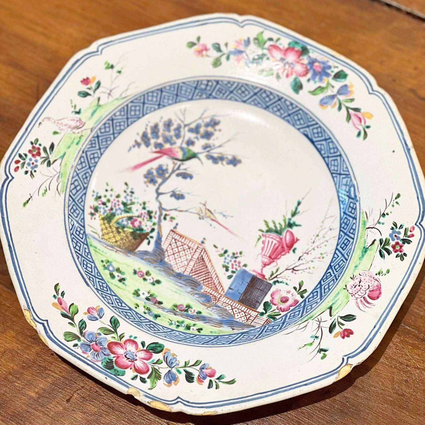 18th Century Faenza Plate