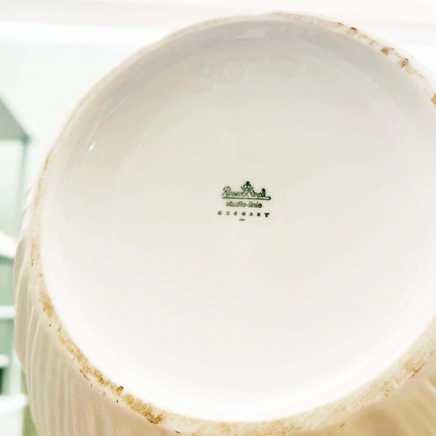 Rosenthal Porcelain Plissée Vase by Martin Freyer