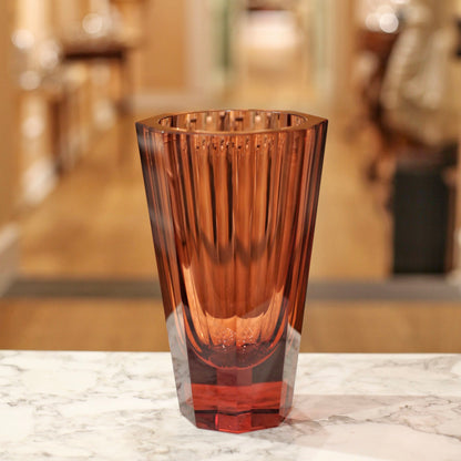 Moser Crystal Centerpiece Bowl & Vase Set