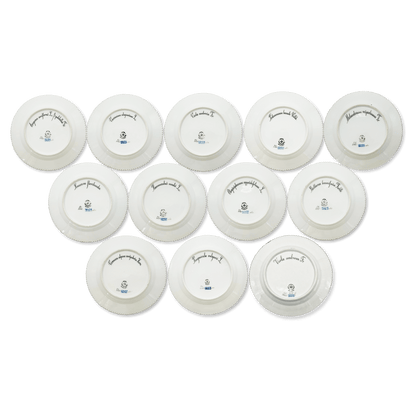 "Flora Danica" Royal Copenhagen Pastry Plates Set