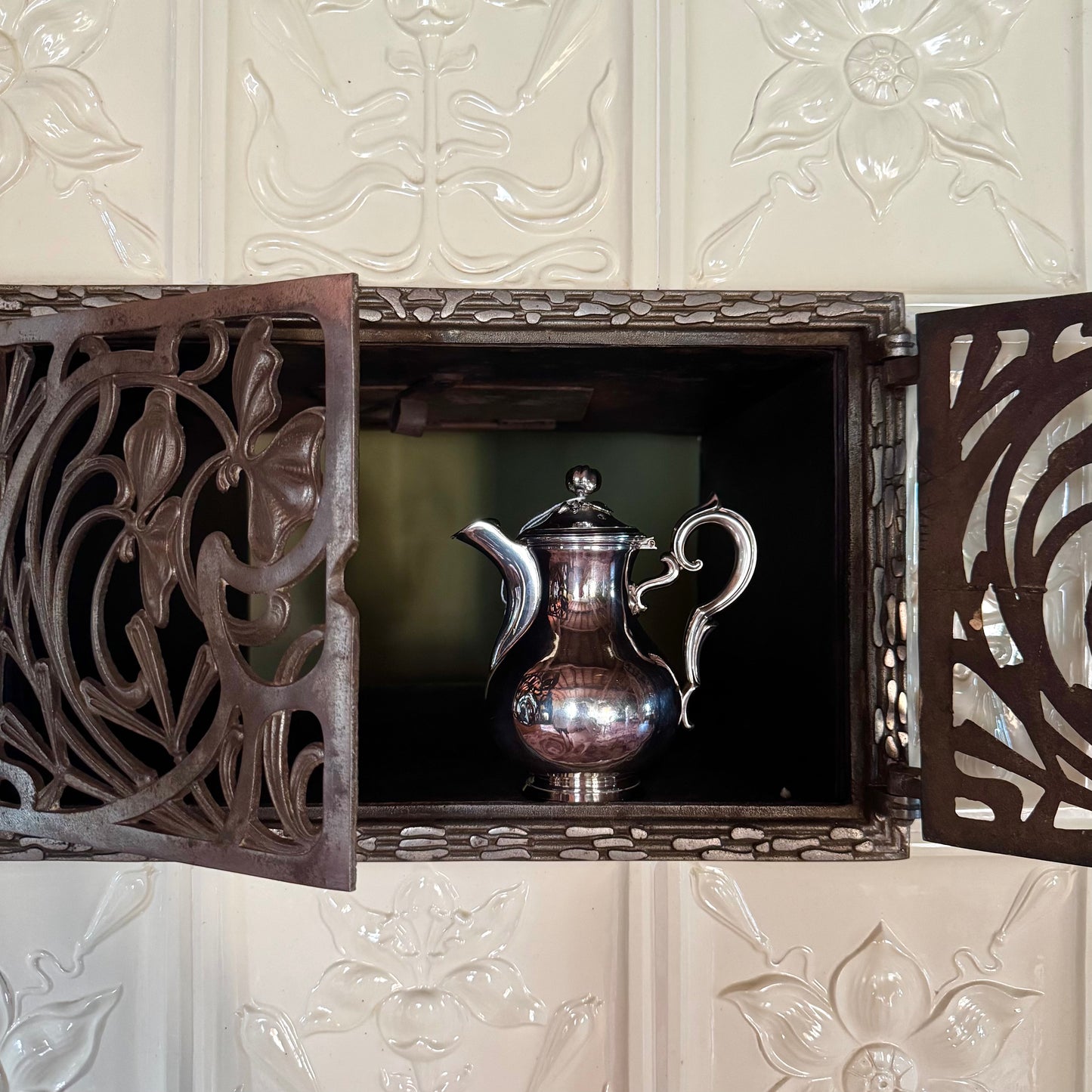 Petite Silver Coffee Pot - Galleria Fossi 33