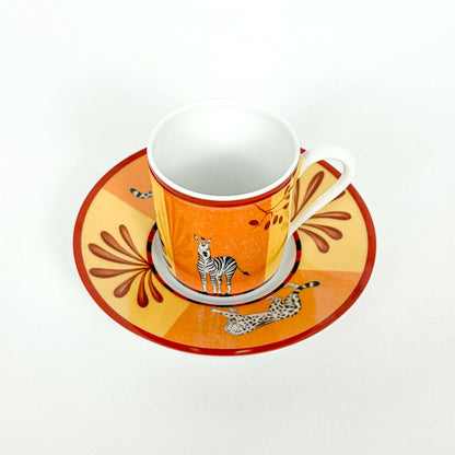 Hermès “Africa” Espresso Cup & Saucer - Galleria Fossi 33