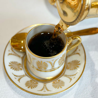 Richard Ginori 'Pompei' Pattern Gilt Coffee Set