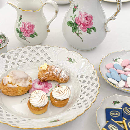 Meissen "Red Rose" Coffee Service of 6