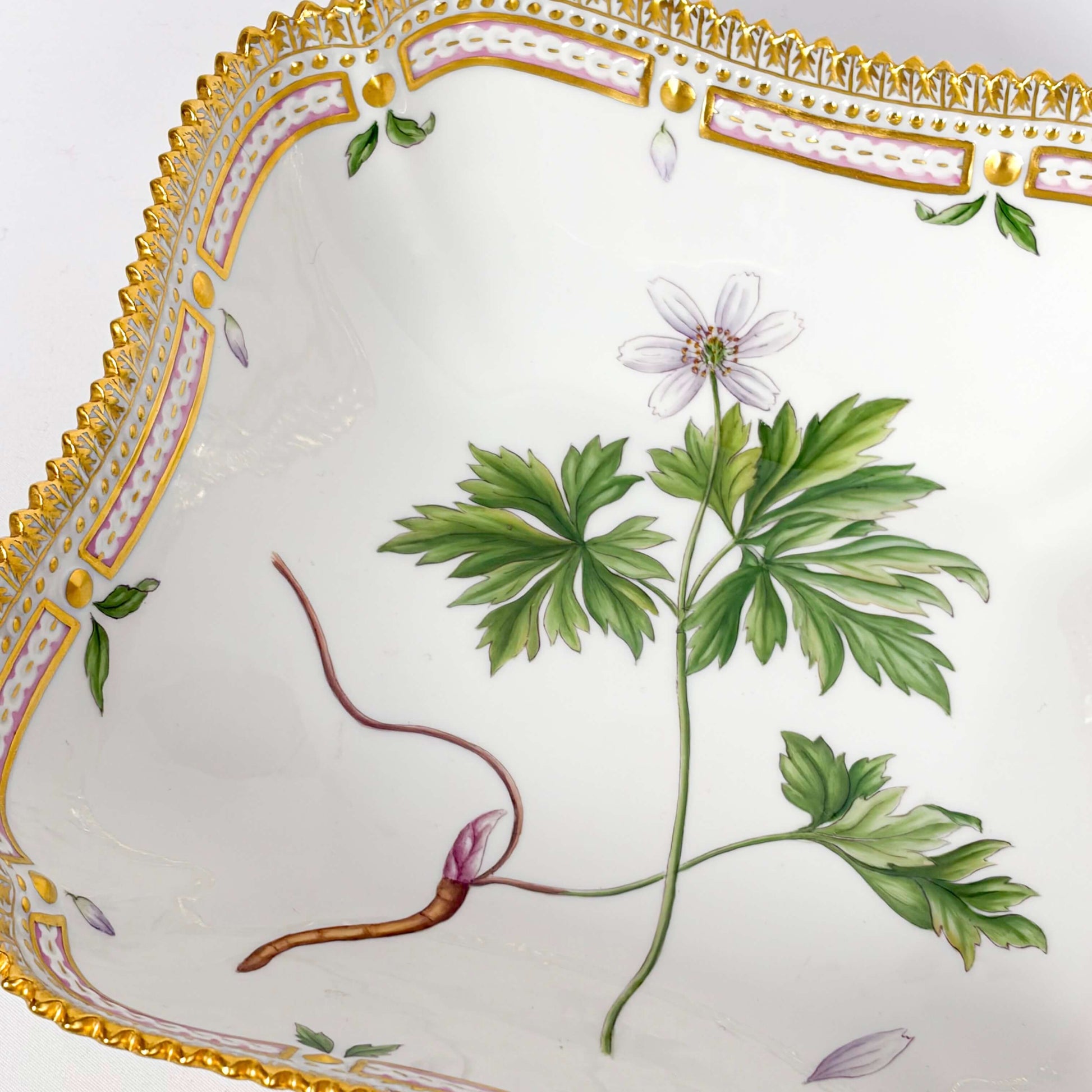 Royal Copenhagen "Flora Danica" Anemone Porcelain Bowl