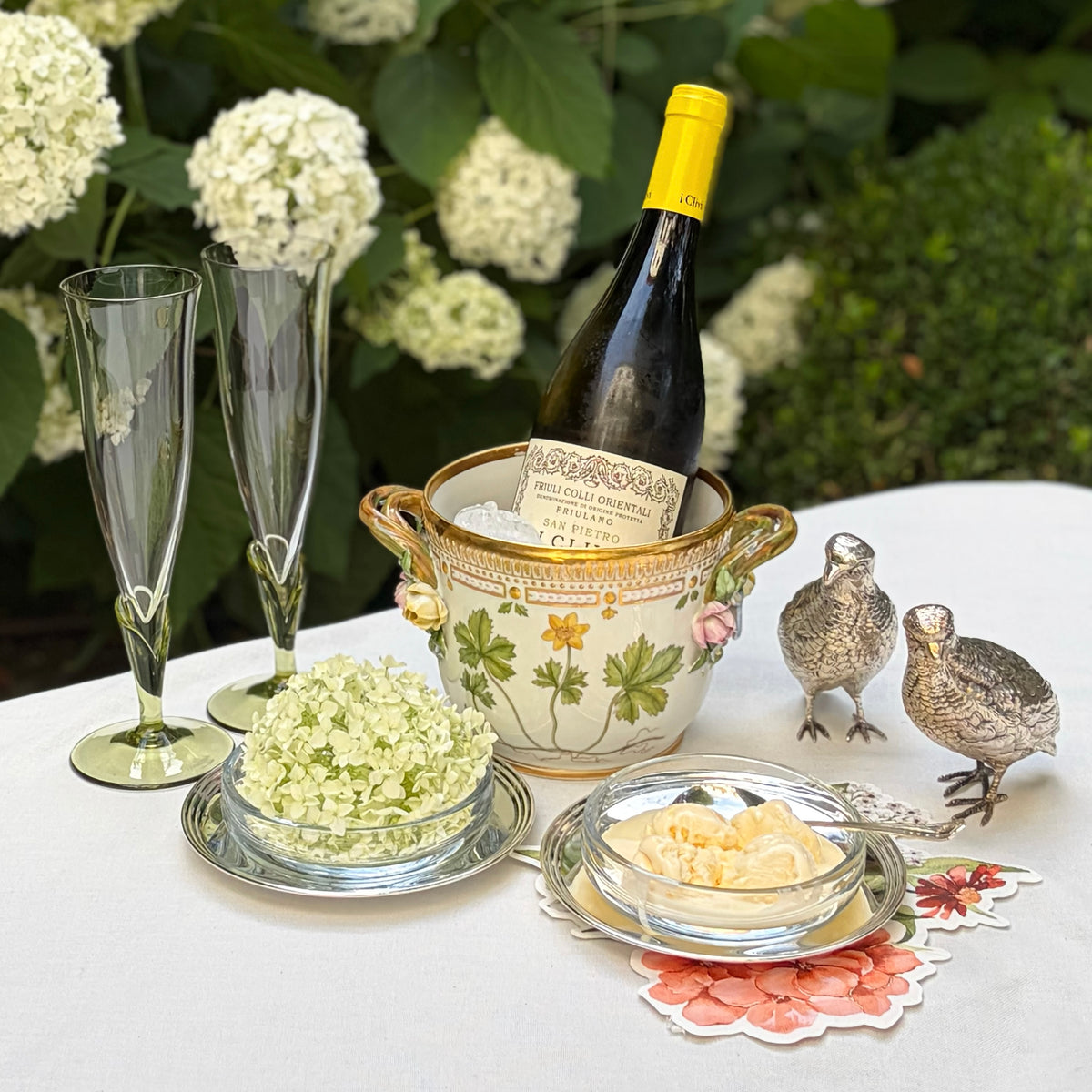 Rosenthal "Papyrus" Champagne Flutes set - Galleria Fossi 33