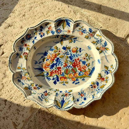 18th Century Majolica Platter by Antonio Maria Coppelotti